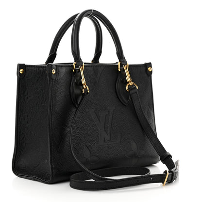 Louis Vuitton Empreinte Monogram Giant Onthego PM Black 3 of 11