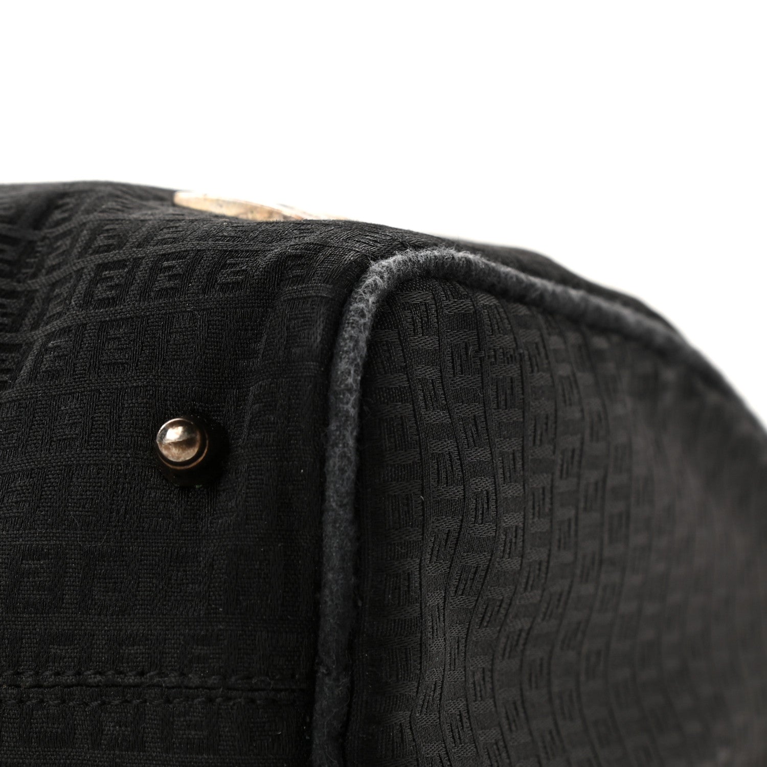 Fendi Zucchino Tote Black 10 of 19