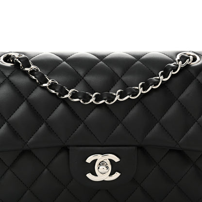 Chanel Lambskin Quilted Small Double Flap Black 8 of 12