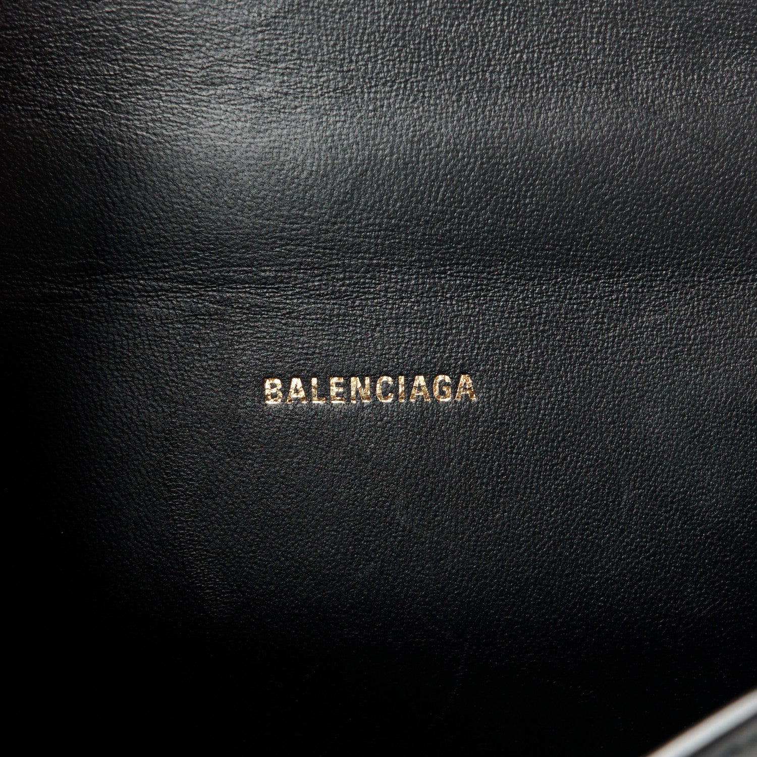 Balenciaga Shiny Box Calfskin Hourglass Top Handle Bag XS Black 6 of 10