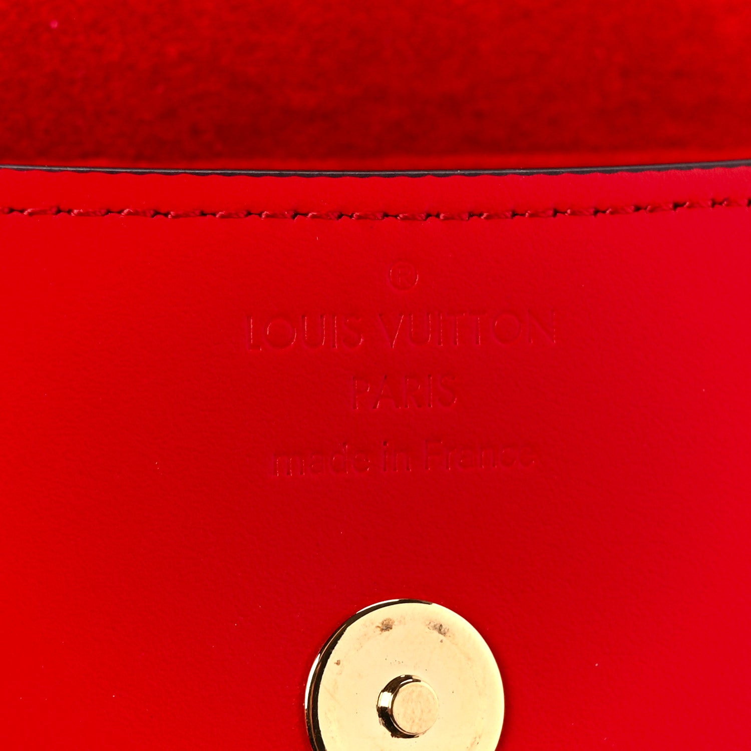 Louis Vuitton Monogram Woody Glasses Case Rouge 6 of 13