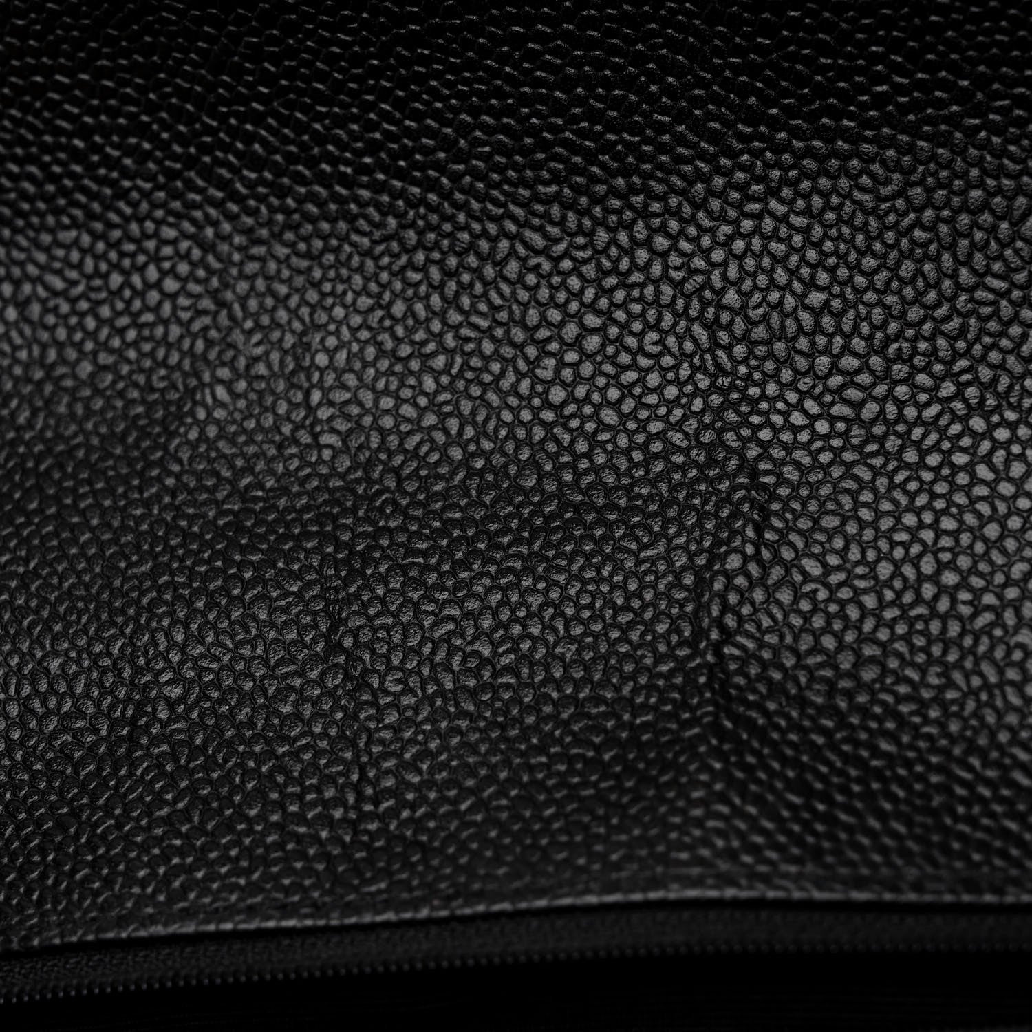 Chanel Caviar Stitch Jumbo Single Flap Black 10 of 11