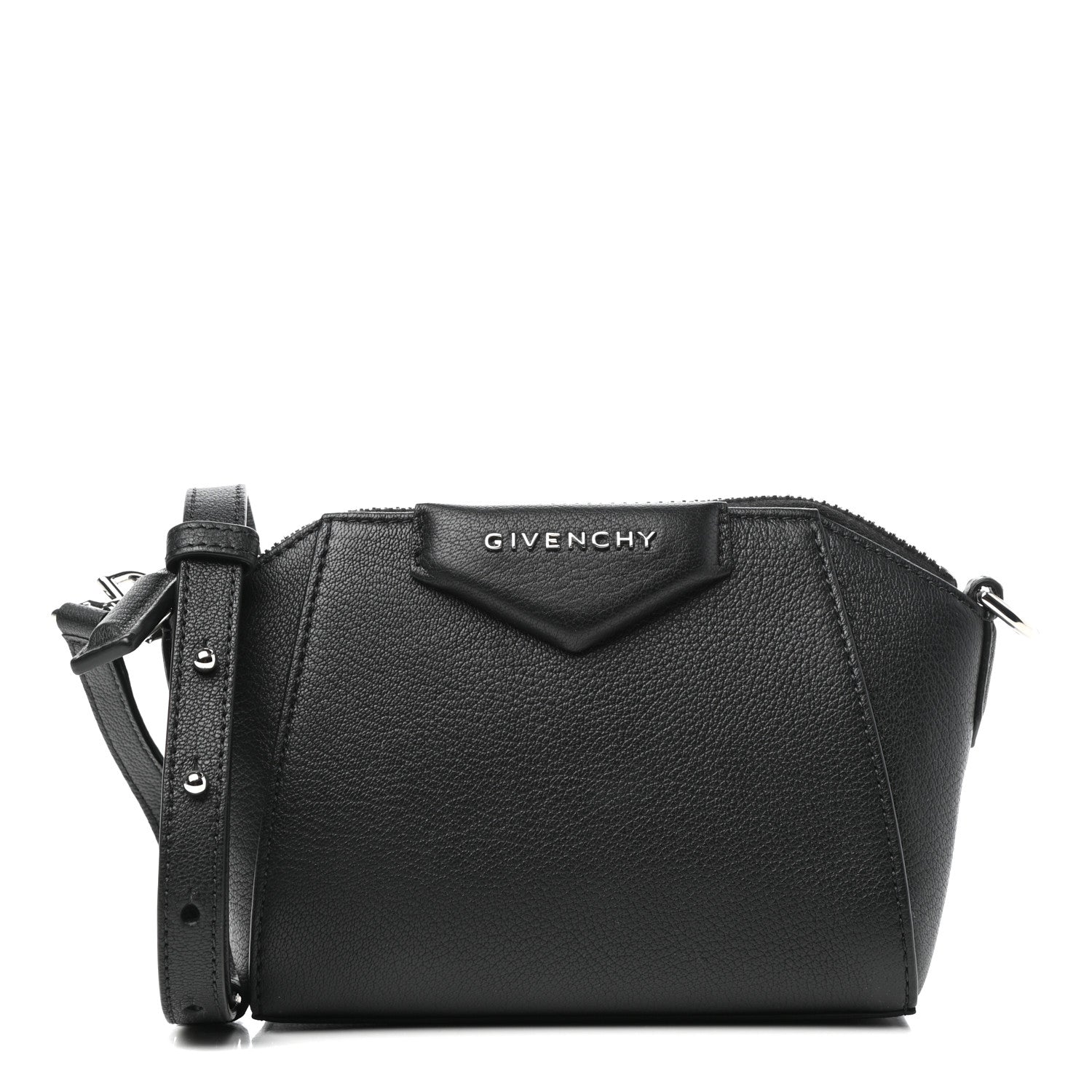 Givenchy Sugar Goatskin Nano Antigona Black 1 of 9