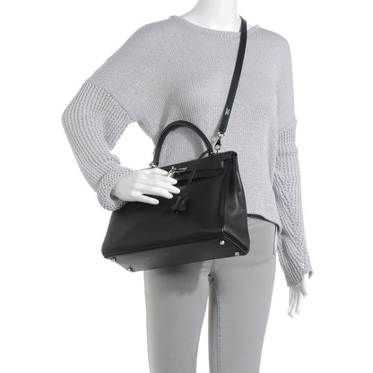 Hermes Swift Kelly 32 Black 2 of 10