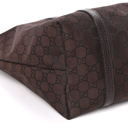 Gucci Monogram Medium Joy Tote Dark Brown 8 of 11