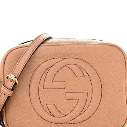 Gucci Pebbled Calfskin Small Soho Disco Bag Camelia 10 of 20