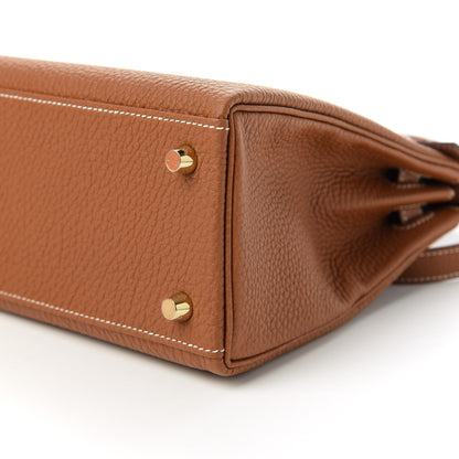 Hermes Togo Kelly Retourne 25 Gold 7 of 11