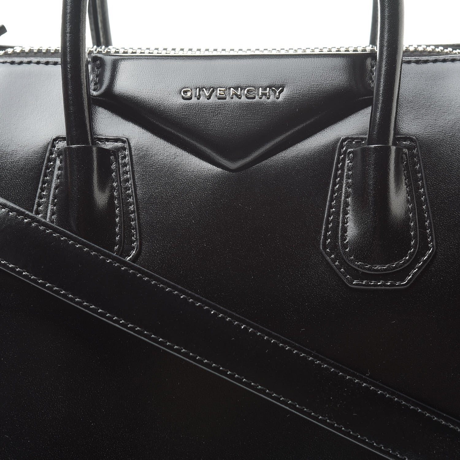 Givenchy Shiny Lord Calfskin Small Antigona Black 8 of 10