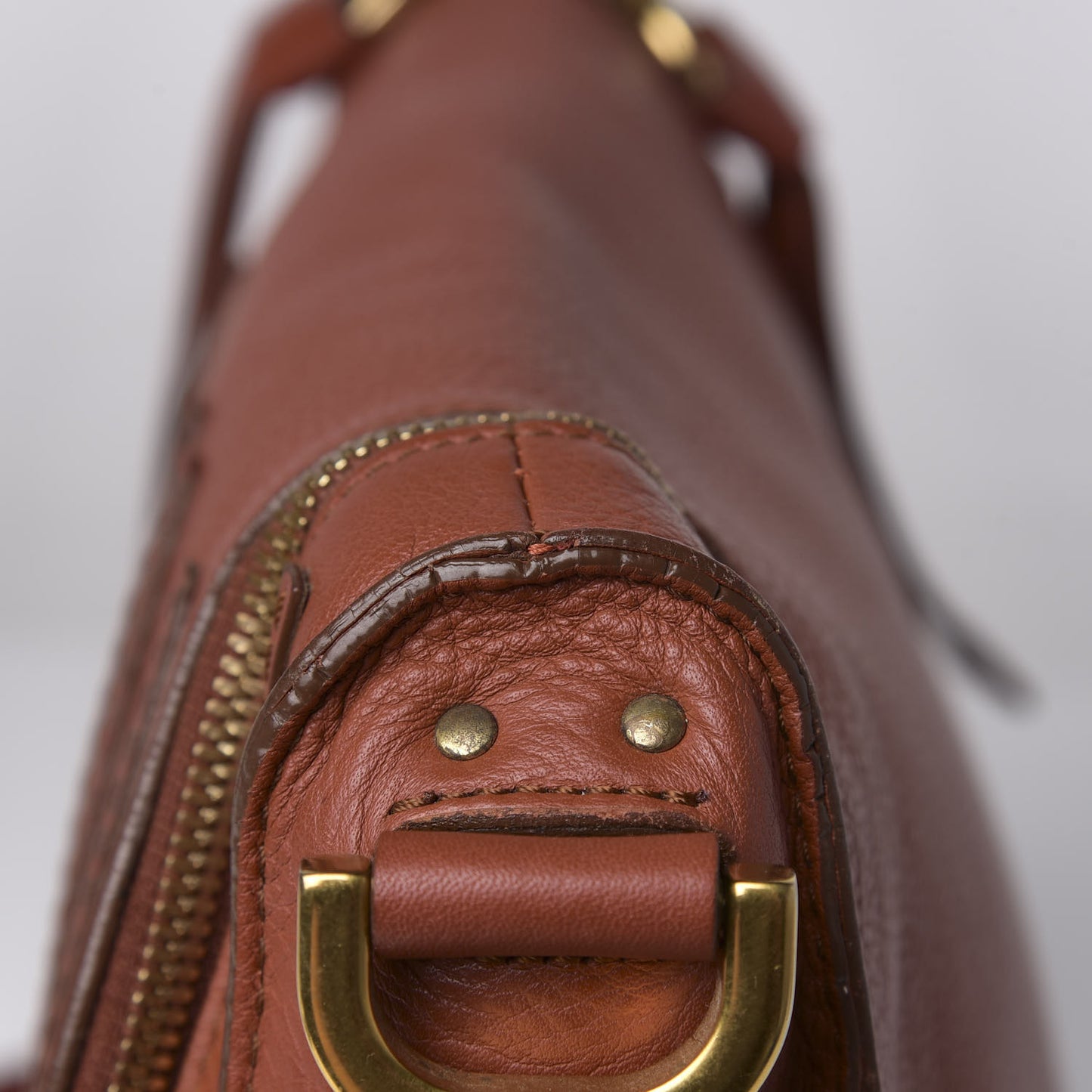 Calfskin Medium Marcie Round Zip Crossbody Bag Maple Leaf