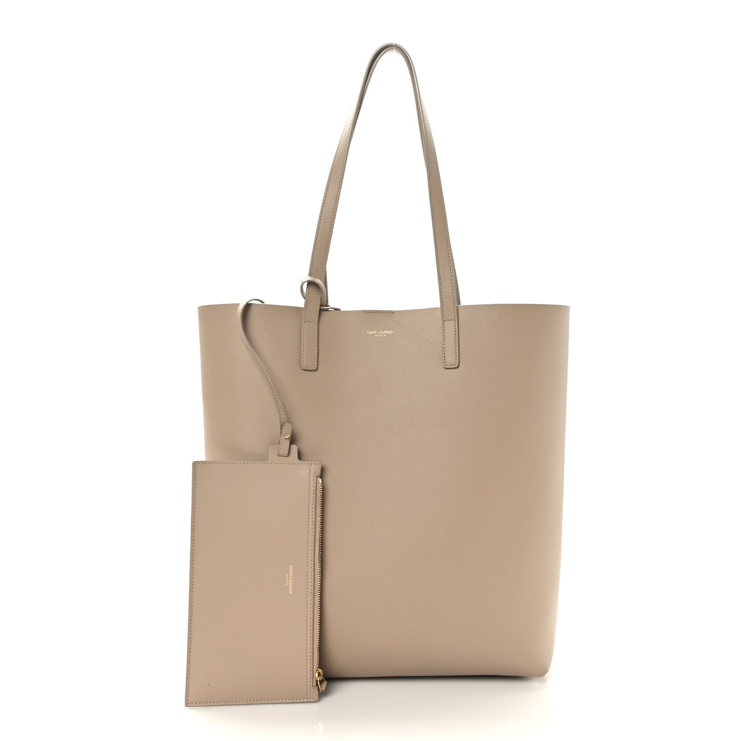 Calfskin Toy Shopping Tote Nude Powder