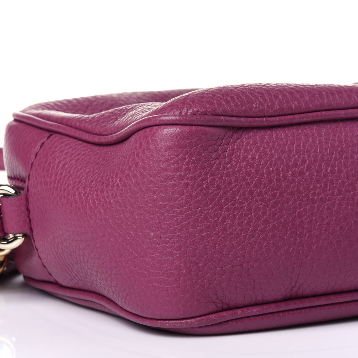 Gucci Pebbled Calfskin Small Soho Disco Bag Peonia Flower 8 of 11