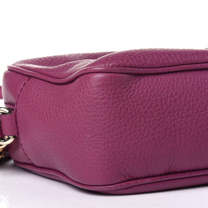 Gucci Pebbled Calfskin Small Soho Disco Bag Peonia Flower 8 of 11