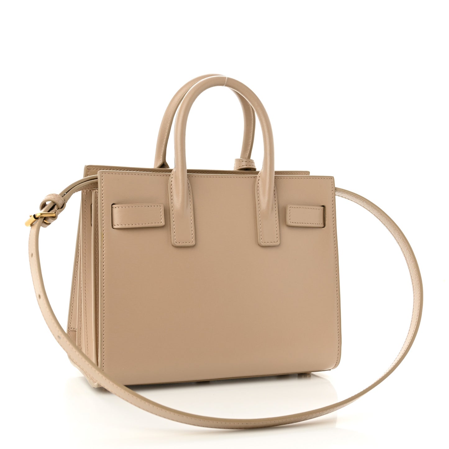 Smooth Calfskin Nano Sac de Jour Dark Beige