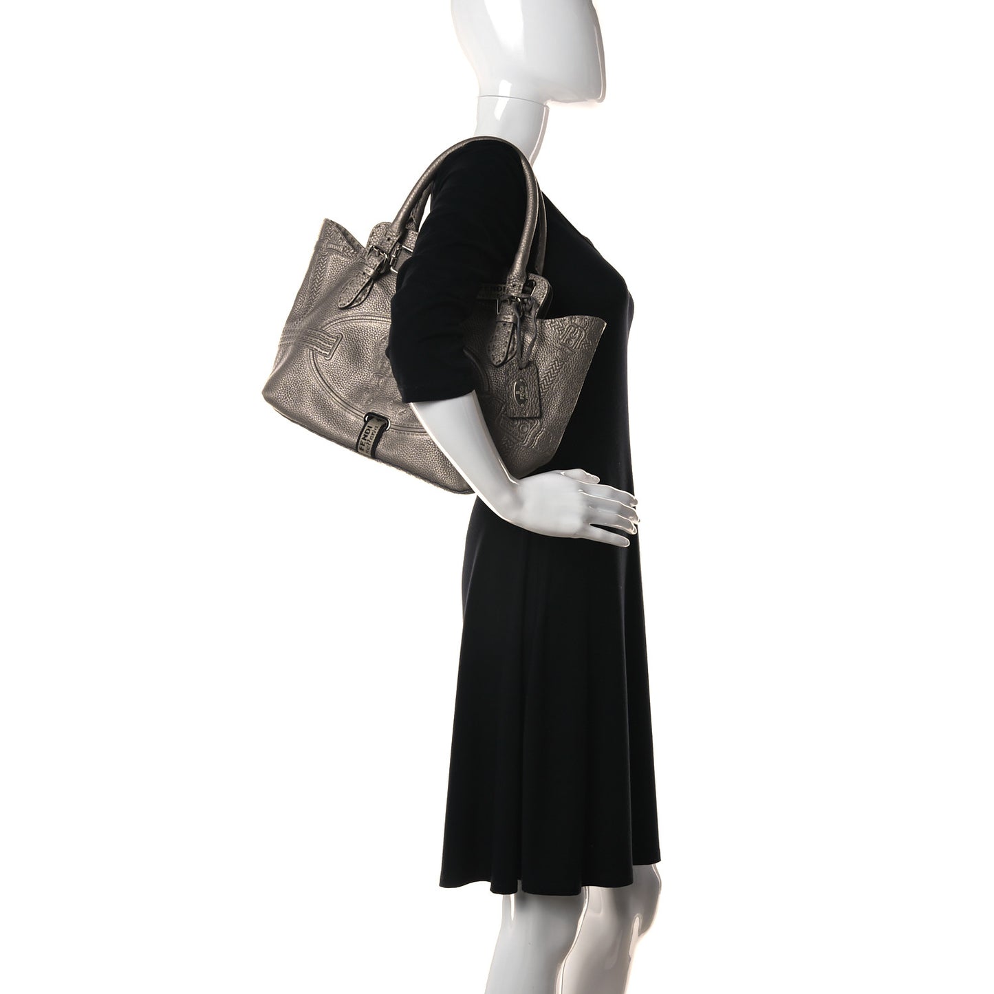 Cuoio Romano Selleria Large Villa Borghese Tote Peltro
