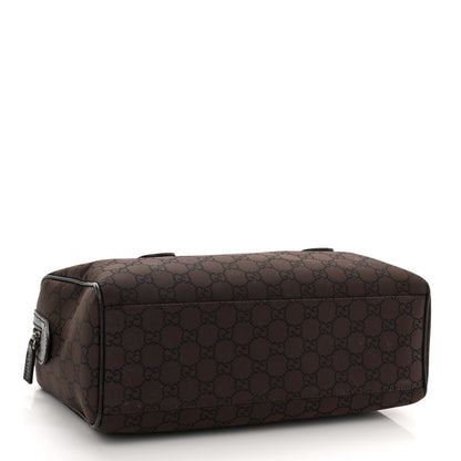 Gucci Nylon Monogram Small Boston Dark Brown 3 of 9