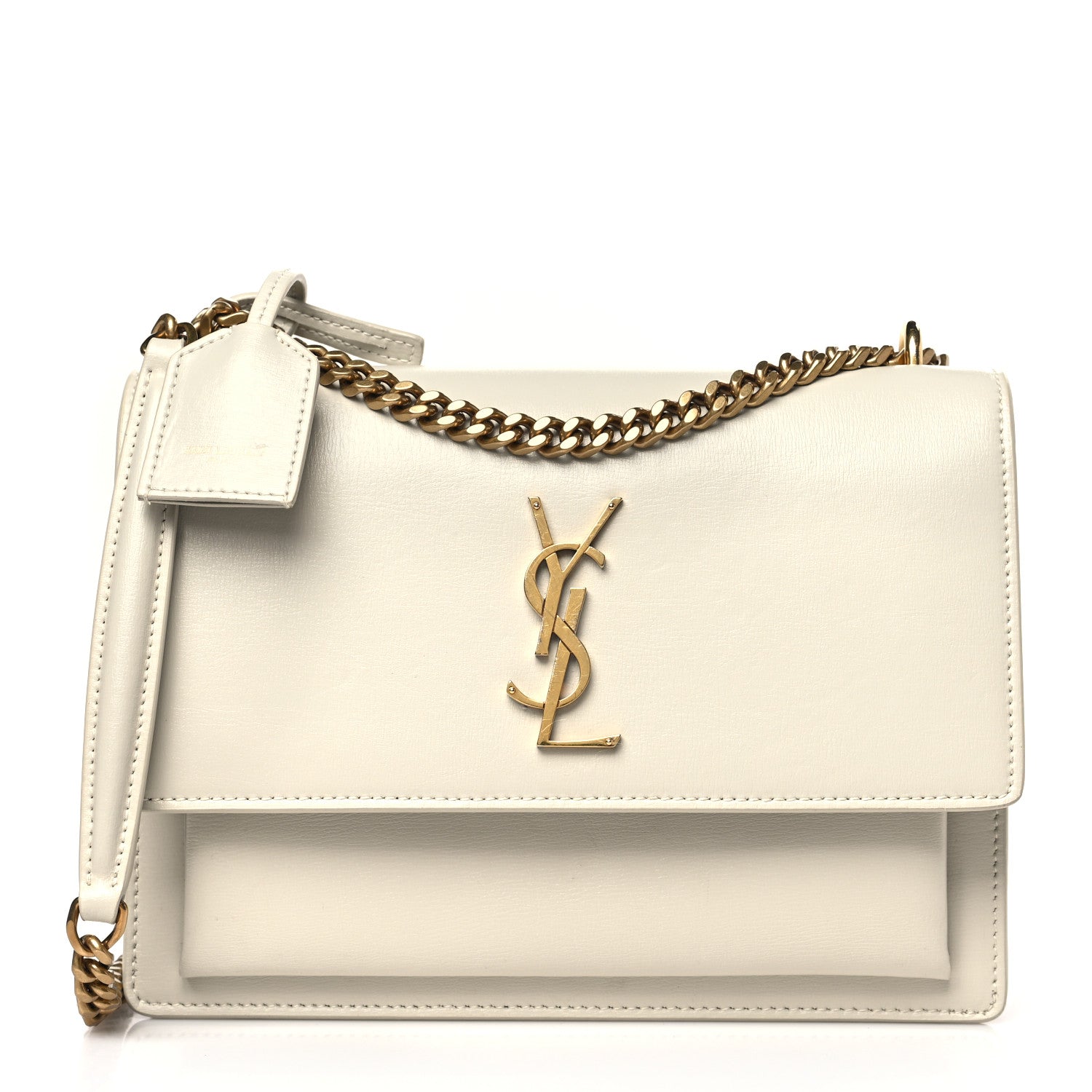 Saint Laurent Calfskin Medium Monogram Sunset Crema Soft 1 of 8