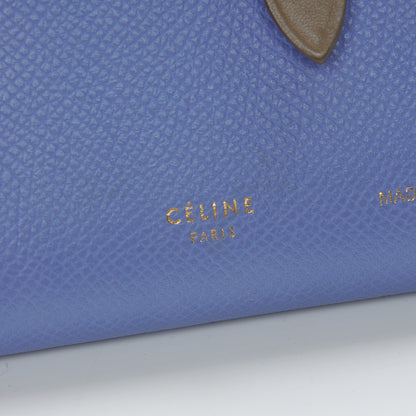 Celine Grained Calfskin Medium Multifunction Strap Wallet Porcelain 8 of 8
