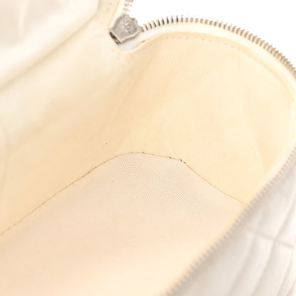 Chanel Crumpled Calfskin PVC Quilted Backpack White 12 of 21