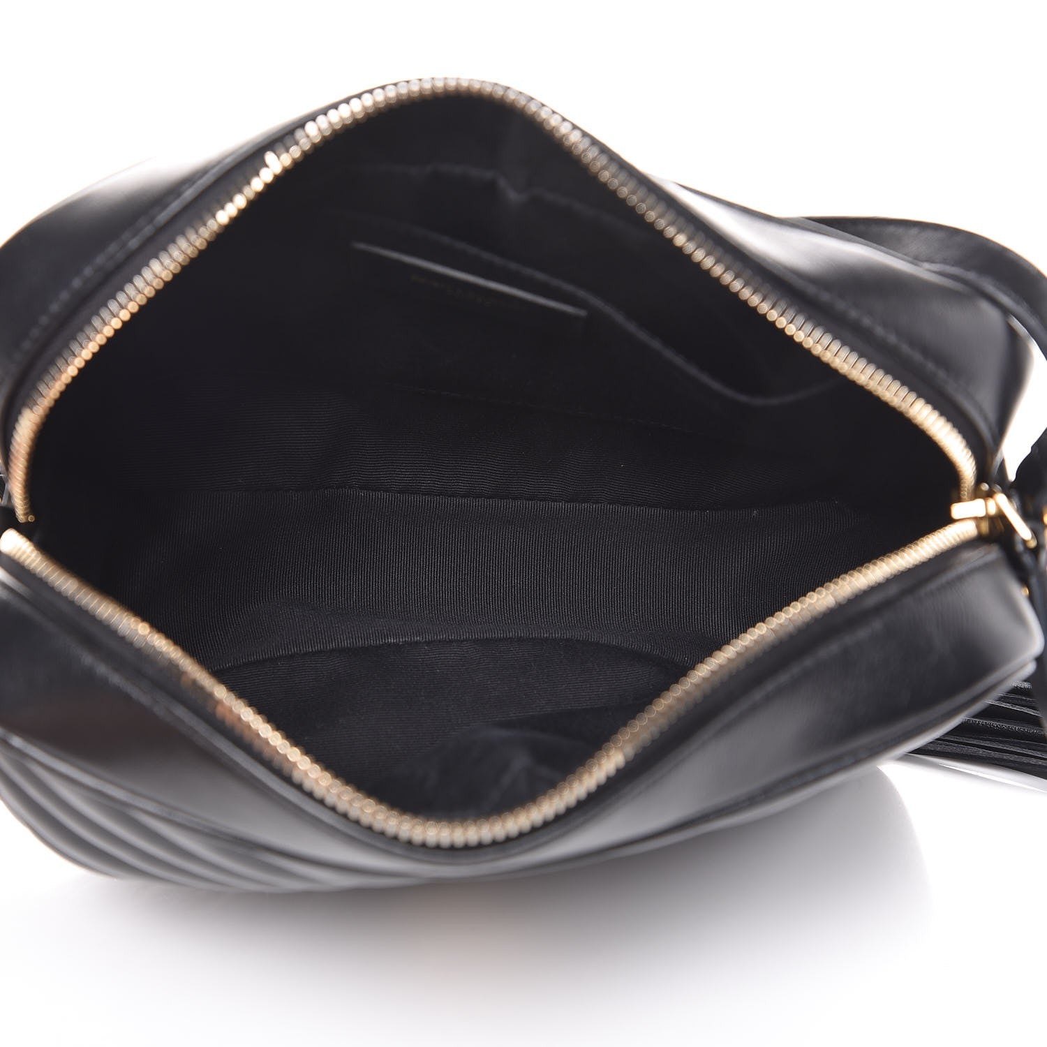 Saint Laurent Calfskin Matelasse Monogram Lou Camera Bag Black 5 of 8