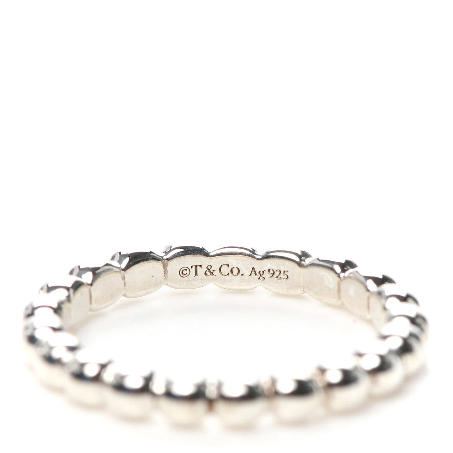 Sterling Silver Ball Ring 50 5.5