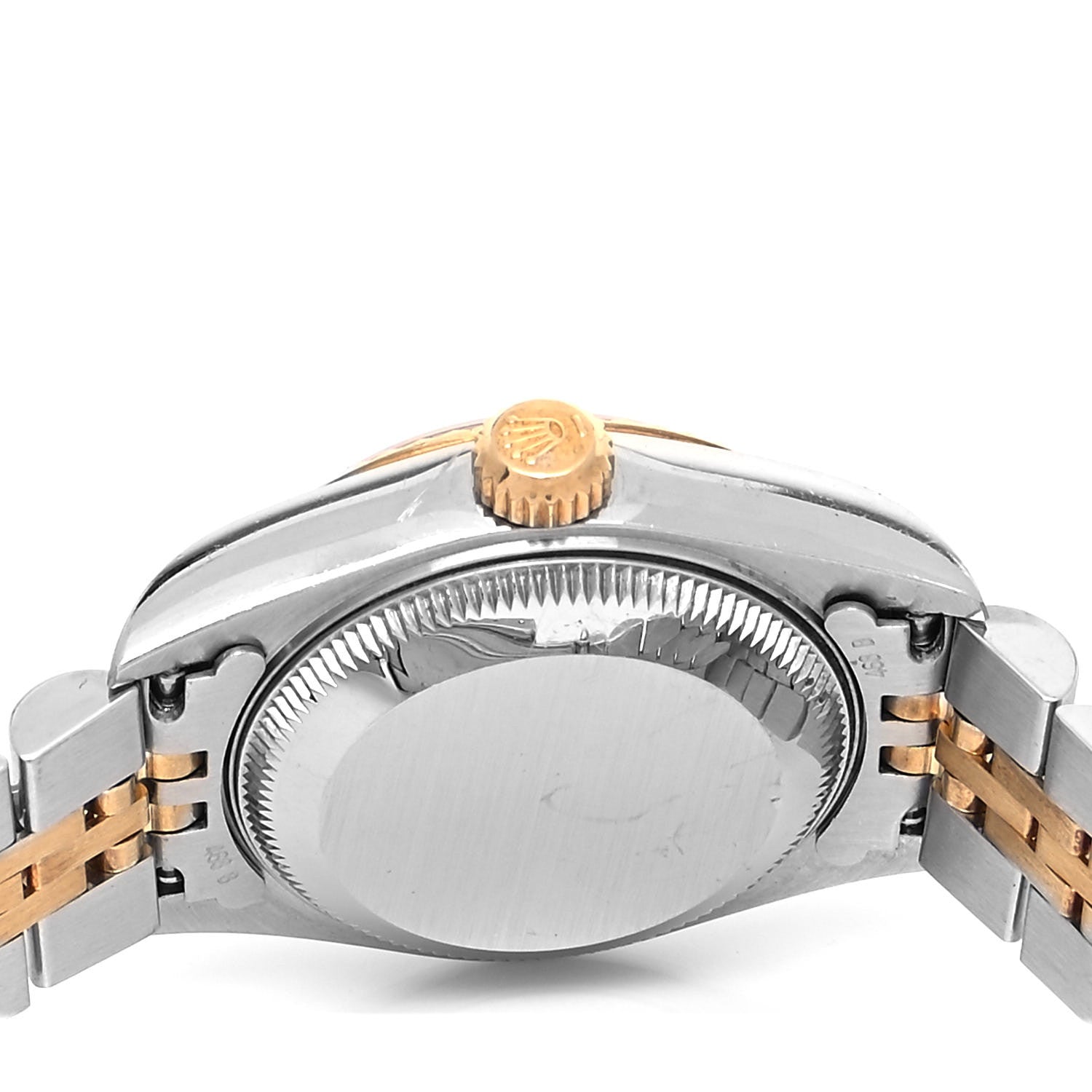 Rolex Stainless Steel 18K Yellow Gold Diamond 26mm Oyster Perpetual Datejust Watch Silver 79173 4 of 4