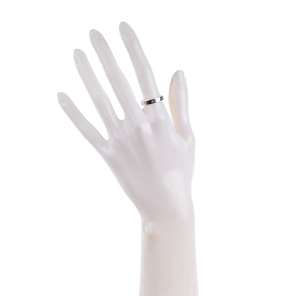 Cartier 18K White Gold 4mm LOVE Wedding Band Ring 55 7.25 2 of 4