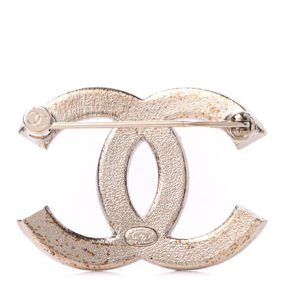 Chanel Crystal Palais Garnier CC Brooch Gold 3 of 4