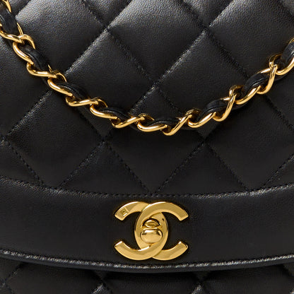 Chanel Lambskin Quilted Medium Single Flap Black 9 of 11