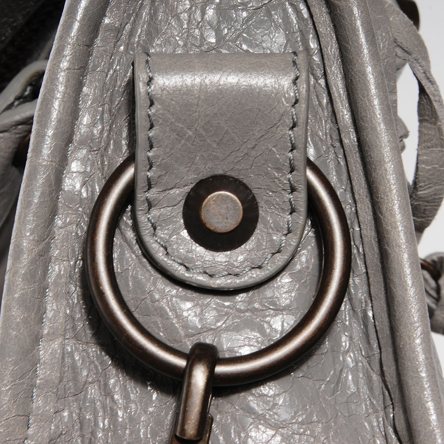 Balenciaga Agneau Classic Hardware Mini City Gris Pyrite 13 of 15