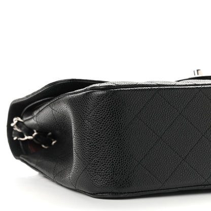 Chanel Caviar Quilted Jumbo Double Flap Black 5 of 11