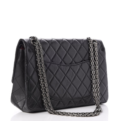 Chanel Aged Calfskin Quilted 2.55 Reissue 226 Flap Black 4 of 9