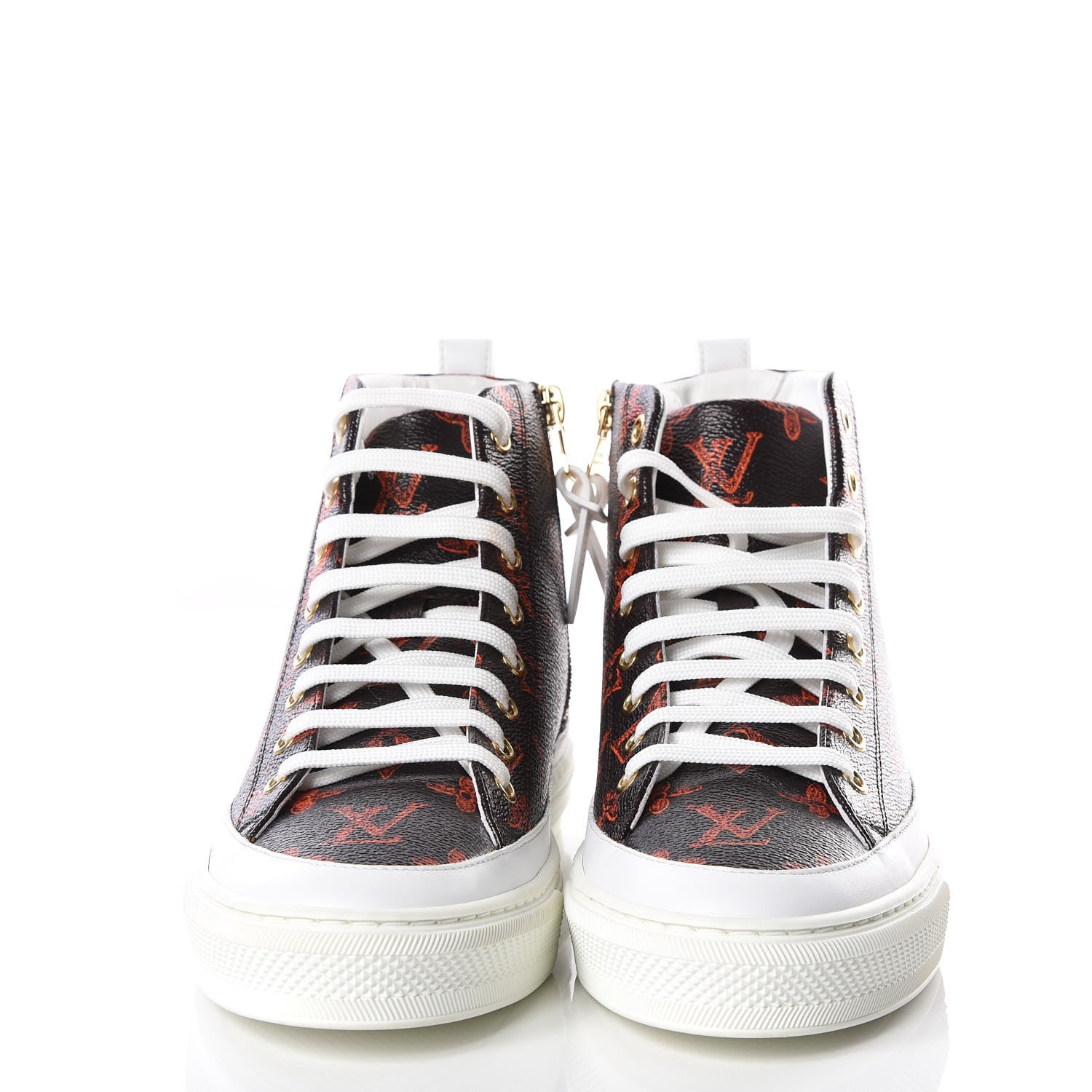 Louis Vuitton Catogram Stellar Sneaker Boots 37 Marron 3 of 9