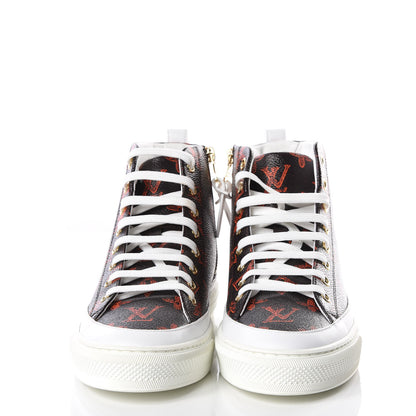 Louis Vuitton Catogram Stellar Sneaker Boots 37 Marron 3 of 9