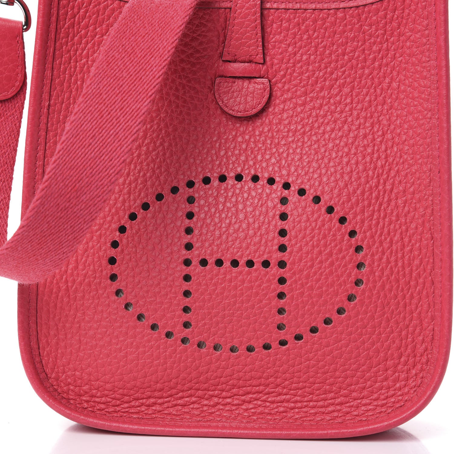 Hermes Taurillon Clemence Evelyne TPM Rose Extreme 10 of 11