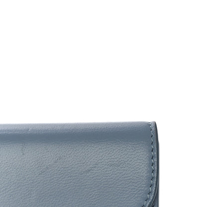 Celine Shiny Smooth Lambskin Small Triomphe Wallet Arctic Blue 13 of 13