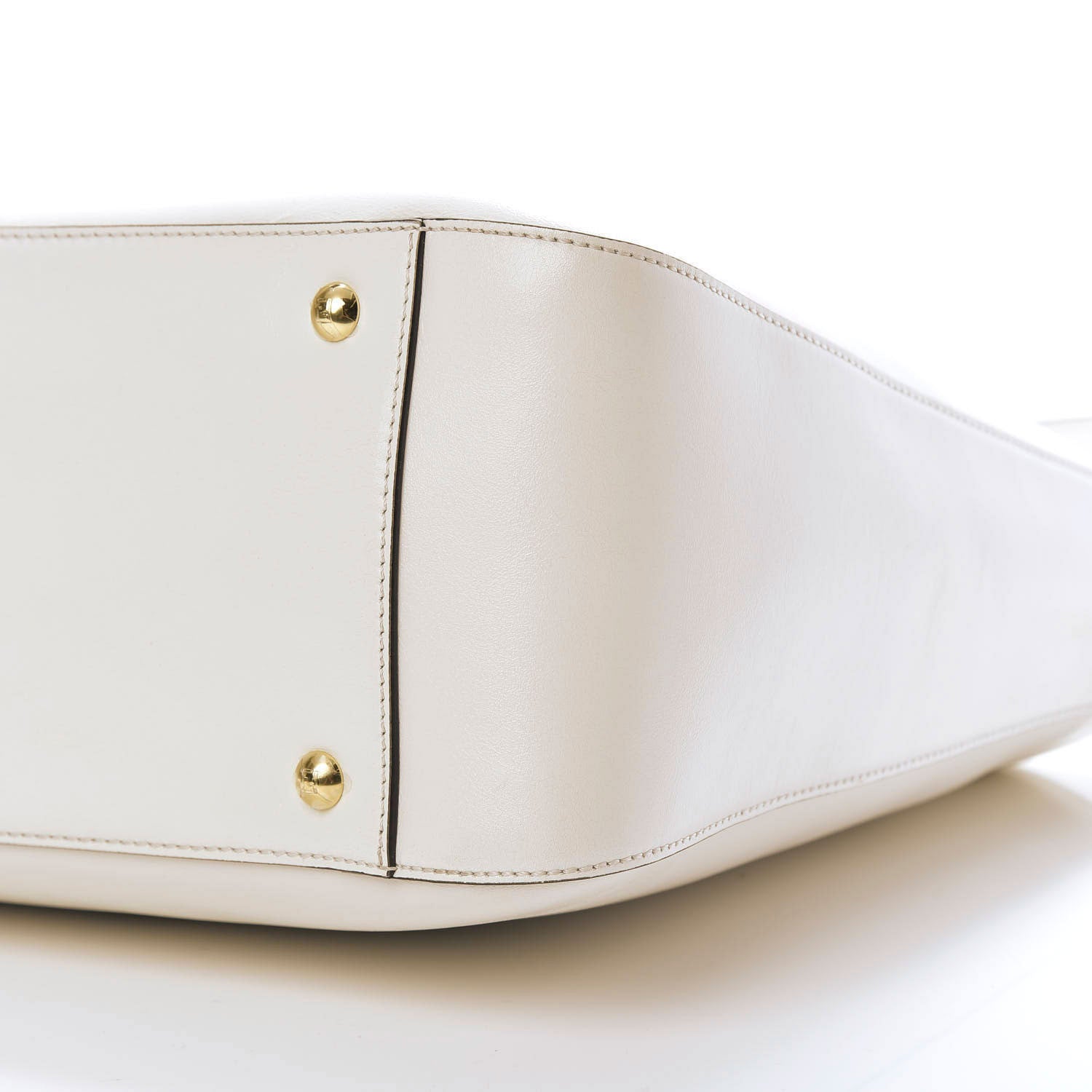 Fendi Vitello Glacier Medium FF Tote White 10 of 10