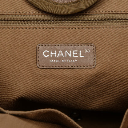 Chanel Canvas Large Deauville Tote Ecru 6 of 9