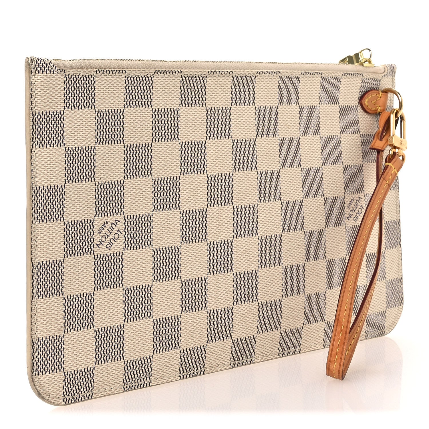 Louis Vuitton Damier Azur Neverfull MM GM Pochette 3 of 9