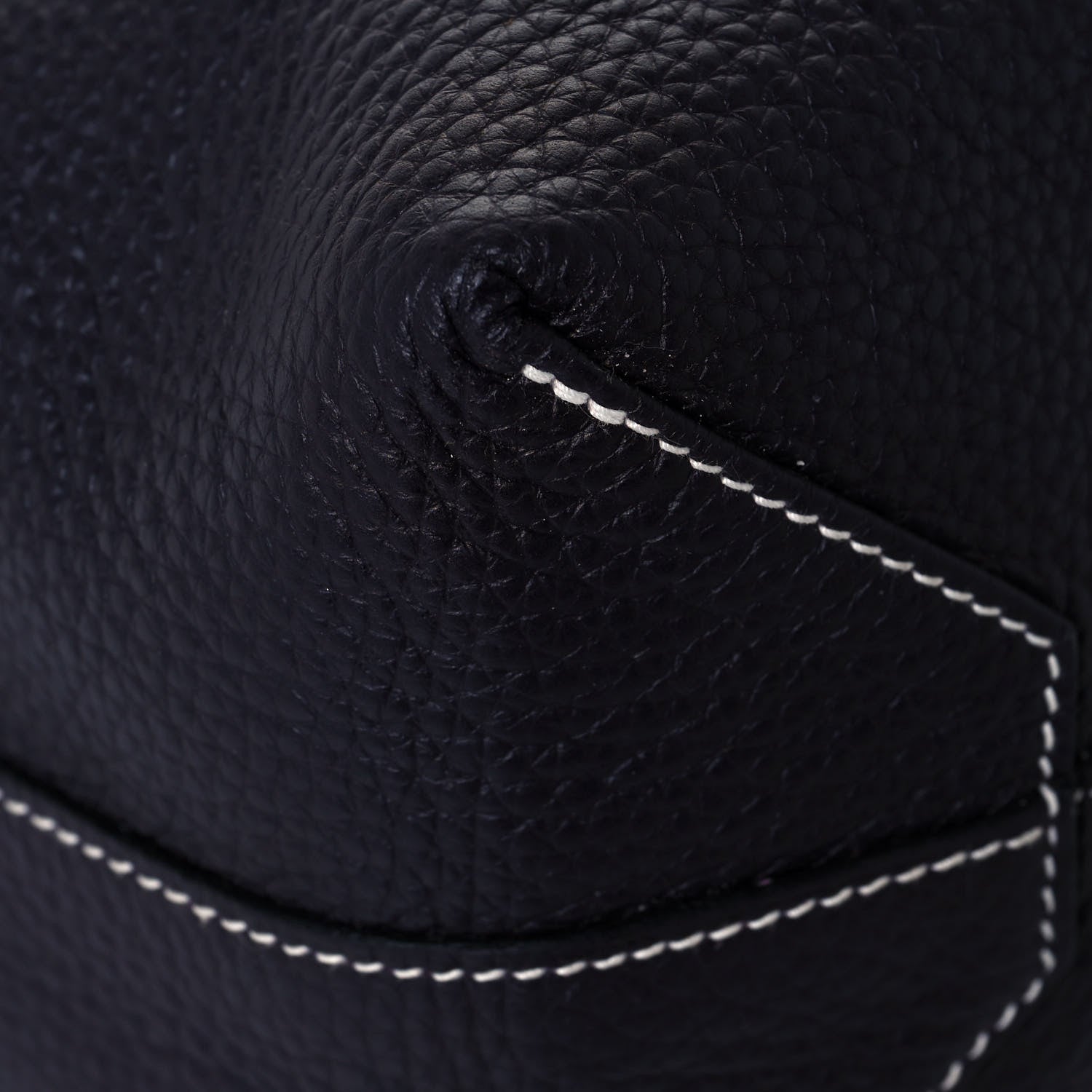 Hermes Taurillon Clemence Double Sens 36 Reversible Tote Bleu Saphir Prune 16 of 18
