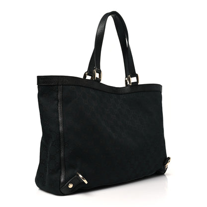 Gucci Monogram Large Abbey Tote Black 3 of 10