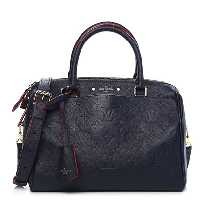 Louis Vuitton Empreinte Speedy Bandouliere 25 NM Marine Rouge 1 of 9