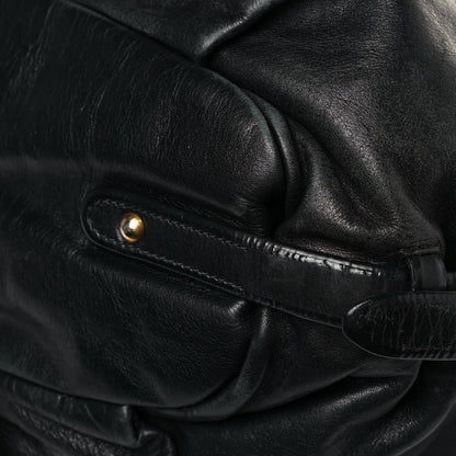 Prada Soft Calfskin Hobo Black 10 of 21