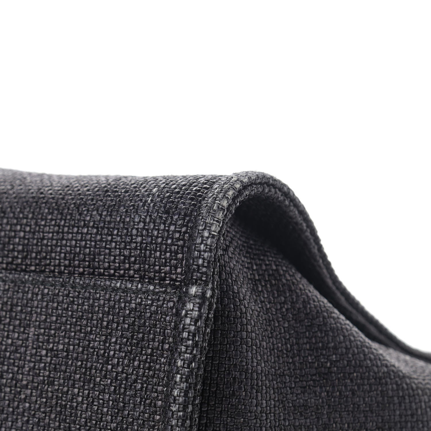 Chanel Woven Straw Raffia Medium Deauville Tote Black 10 of 10