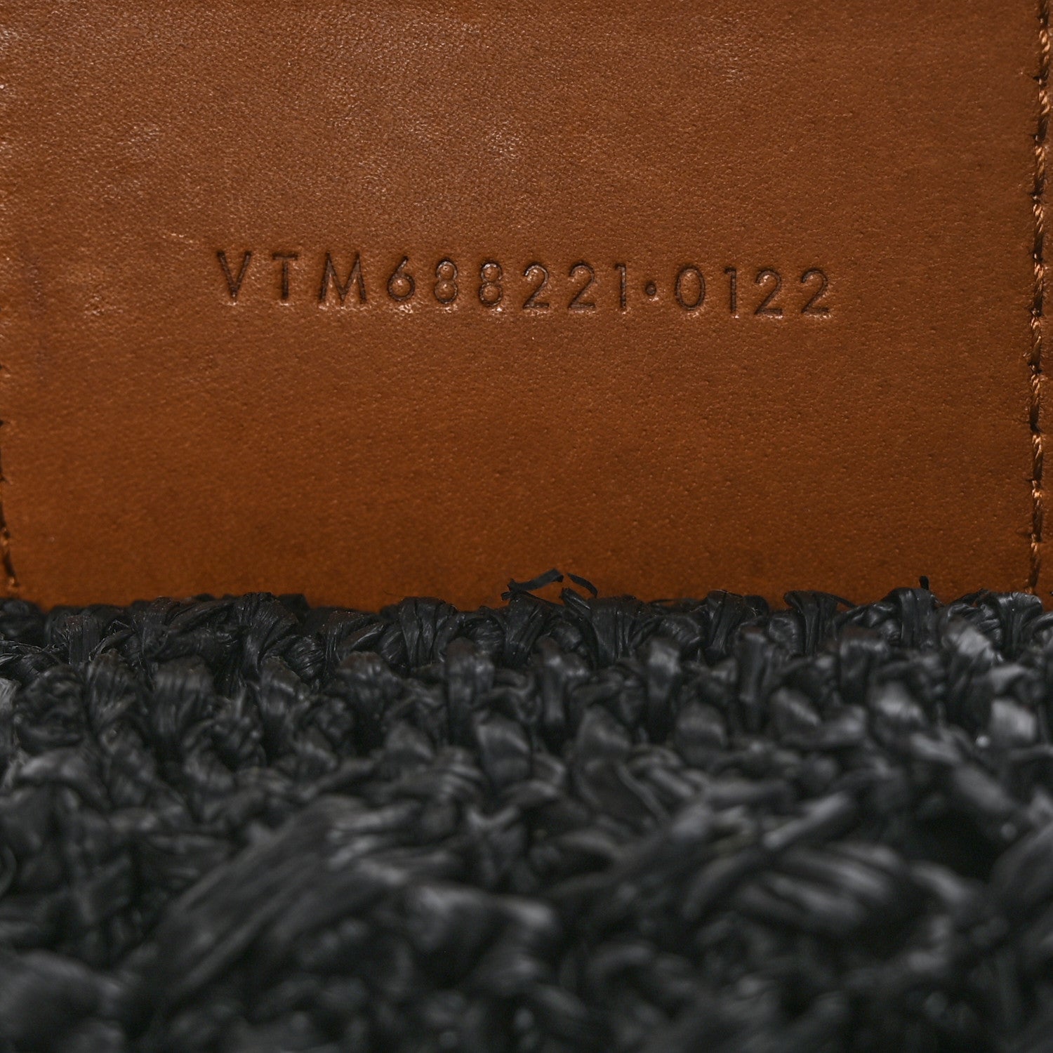 Saint Laurent Raffia Calfskin Medium Panier Tote Black 7 of 9