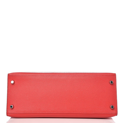 Hermes Epsom Kelly Sellier 28 Rouge Casaque 8 of 35