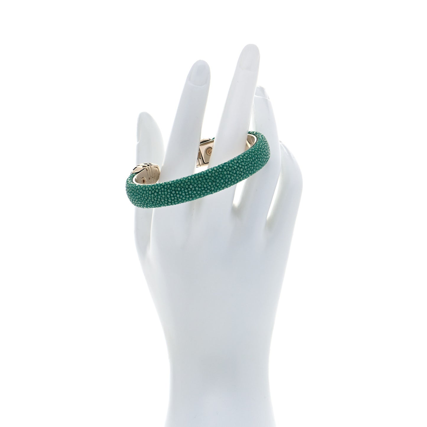 Galuchat Serpenti Forever Bracelet Green