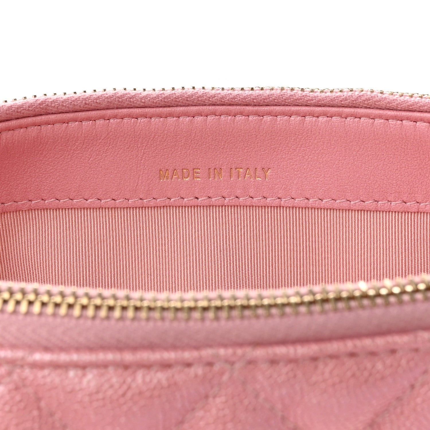 Chanel Iridescent Caviar Quilted Small Clutch With Chain Pink 7 of 16
