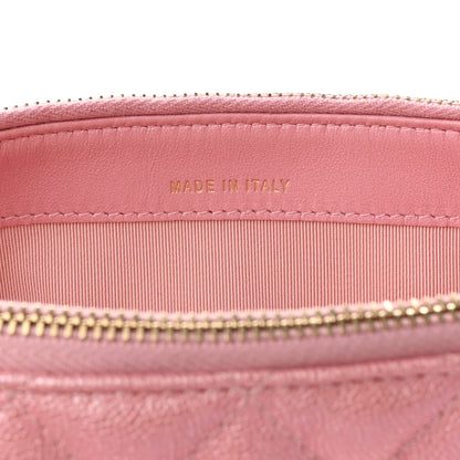 Chanel Iridescent Caviar Quilted Small Clutch With Chain Pink 7 of 16