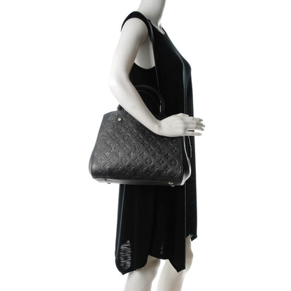 Louis Vuitton Empreinte Studded Montaigne MM Platine 2 of 7