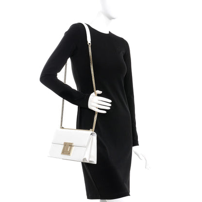 Versace Patent Large Diamante Flap White 2 of 12